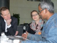Gespräch zu Anpassung an den Klimawandel des Landes Bangladesch
